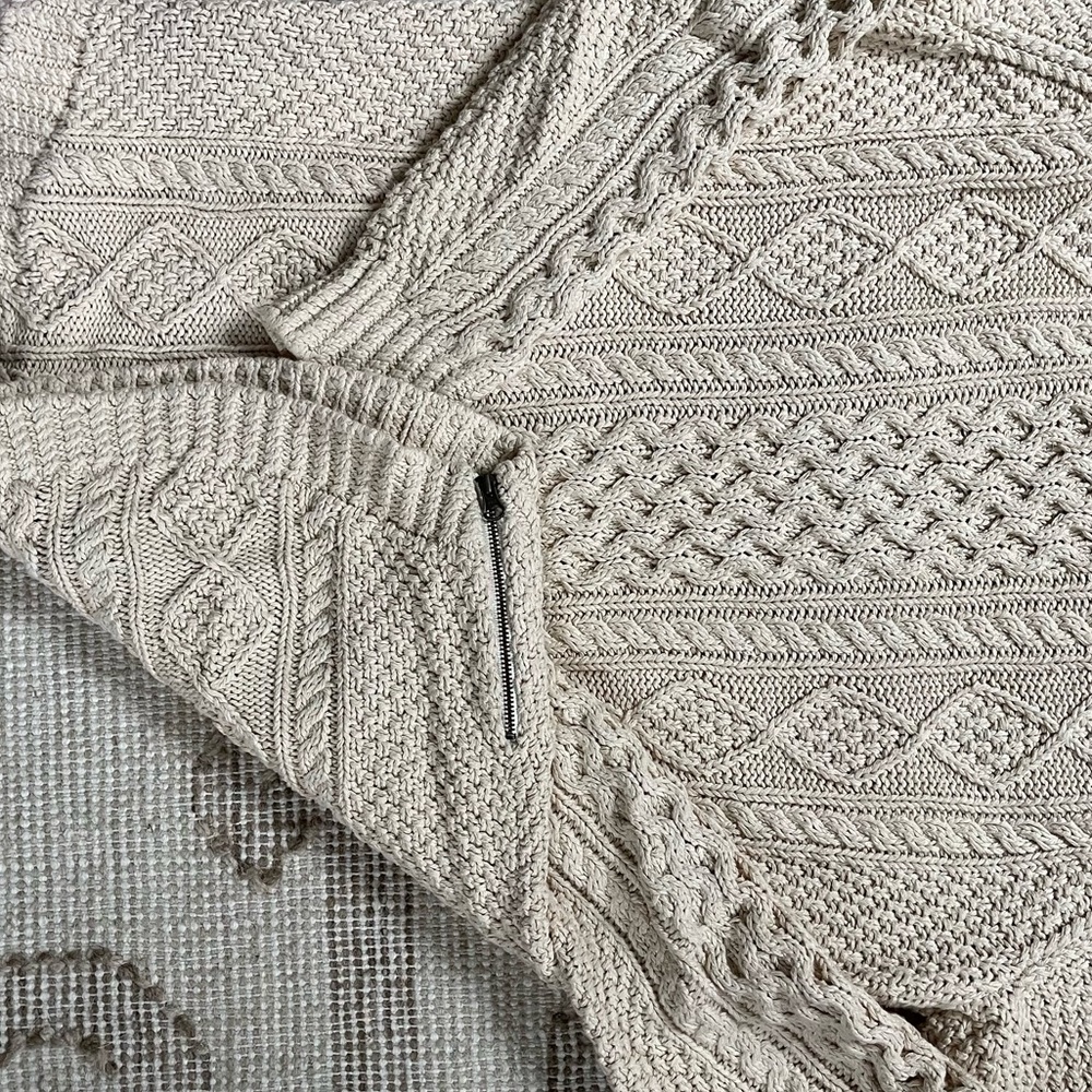 LLBean Cable Tunic Sweater - Picture 4 of 4